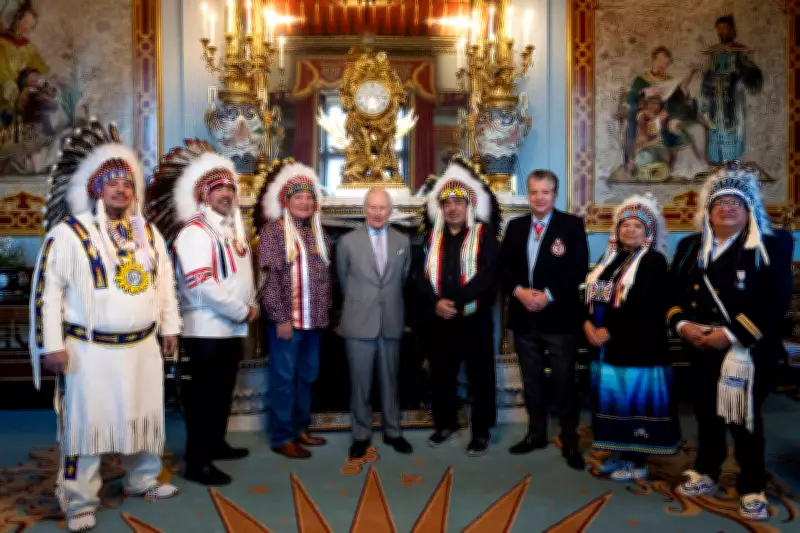 First Nations Chiefs Present Handcrafted Gifts to King Charles at Buckingham Palace