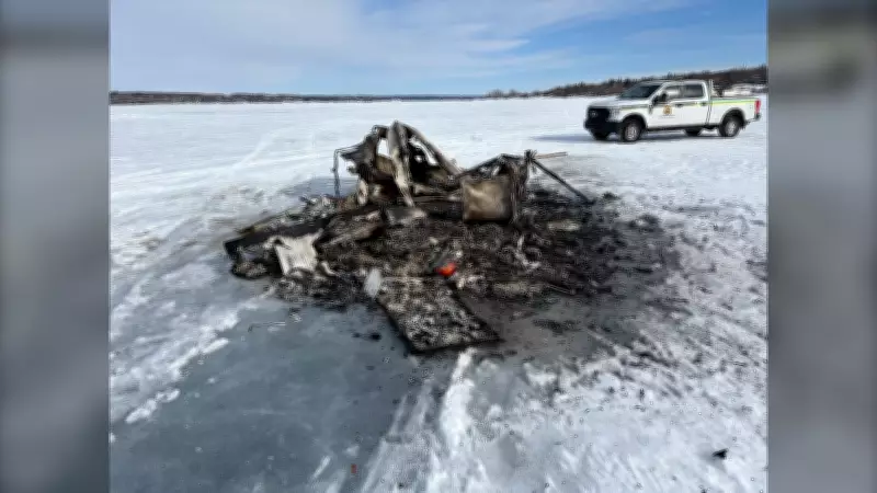 Fishing Shack Engulfed in Flames on Last Mountain Lake, Owner Sought