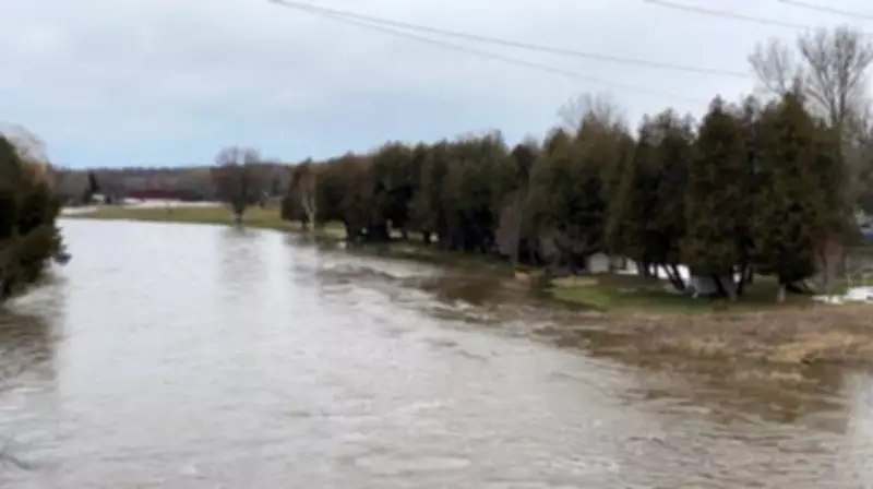 Flood Warnings Issued for Grand Valley, West Montrose, and St. Jacobs