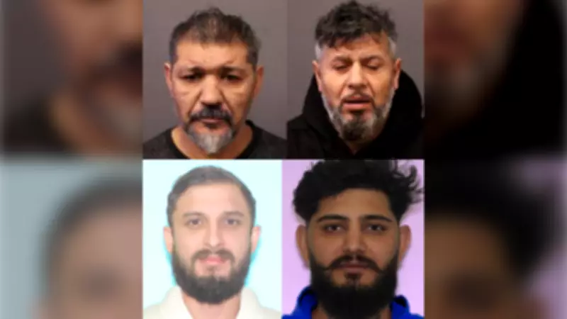 Four Men Wanted for 20 Break-and-Enter Incidents Across Whitby