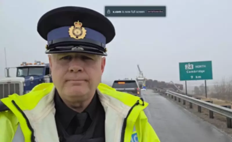 Fuel Spill Forces Closure of Eastbound Highway 403 Near Brantford