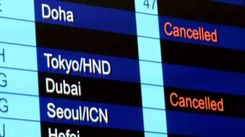 Global Travel Stocks Plunge as Middle East Conflict Disrupts Air Travel Worldwide