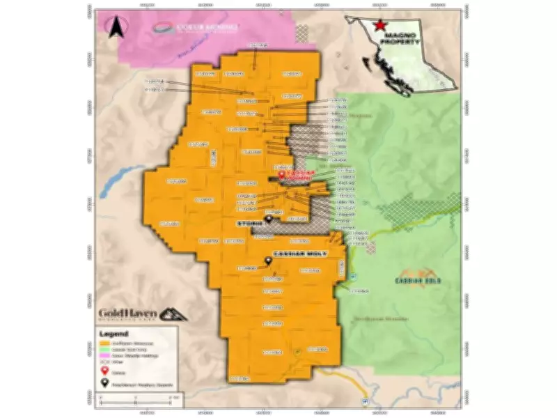 GoldHaven Expands Magno Project to Over 37,200 Hectares with Cassiar Claims