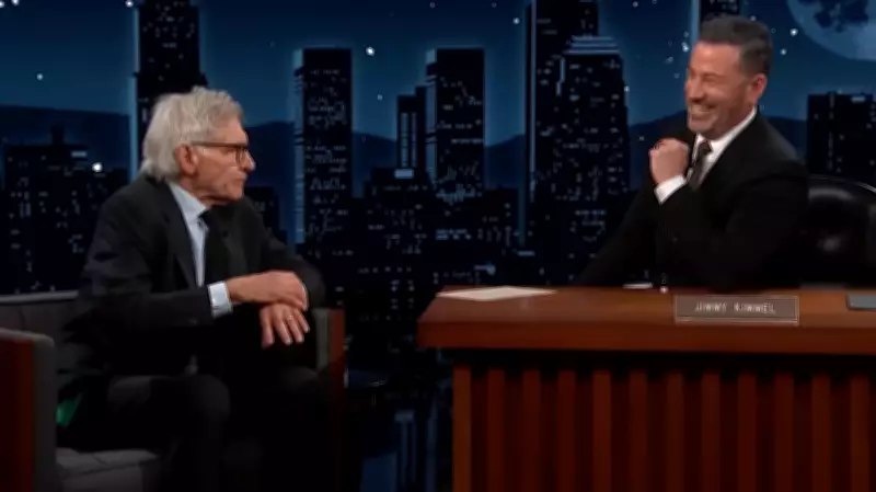 Harrison Ford's Hilarious Confession on Kimmel Stuns Host and Audience