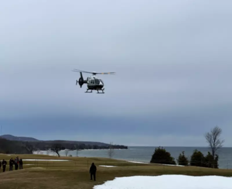 Helicopter Rescues 23 People from Icy Waters North of Owen Sound