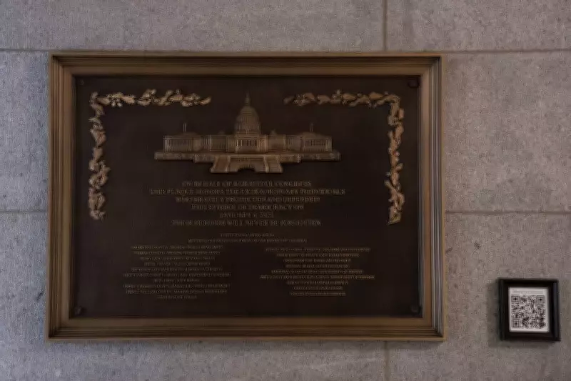 Jan. 6 Police Memorial Plaque Finally Installed at U.S. Capitol After Three-Year Delay