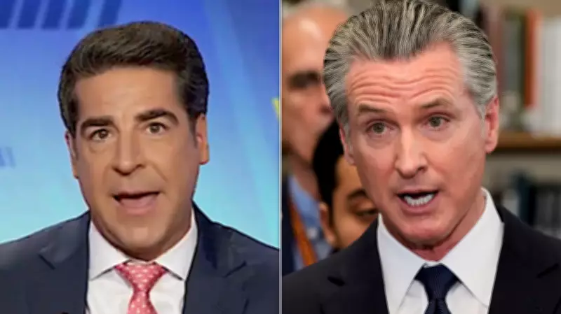 Jesse Watters Mocks Gavin Newsom's Gender Identity on Fox News Show