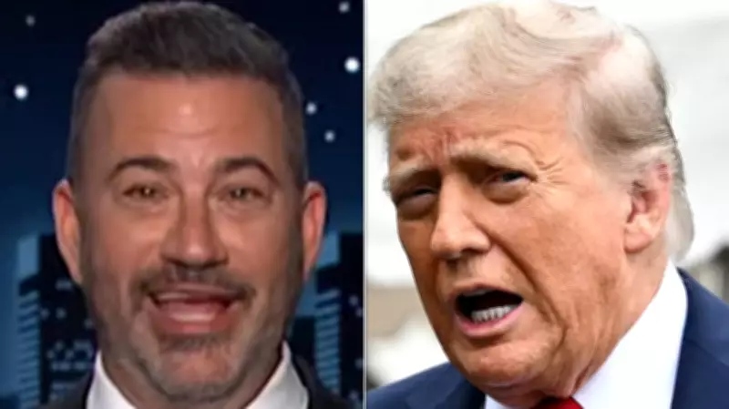 Jimmy Kimmel Jokes About Trump's Neck Rash, Suggests Beard Solution