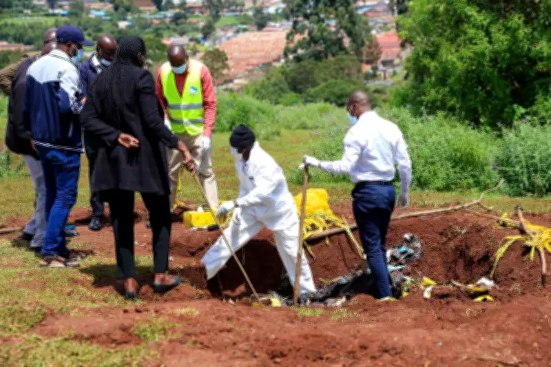 Kenyan Police Exhume 33 Bodies from Mass Grave in Kericho Cemetery