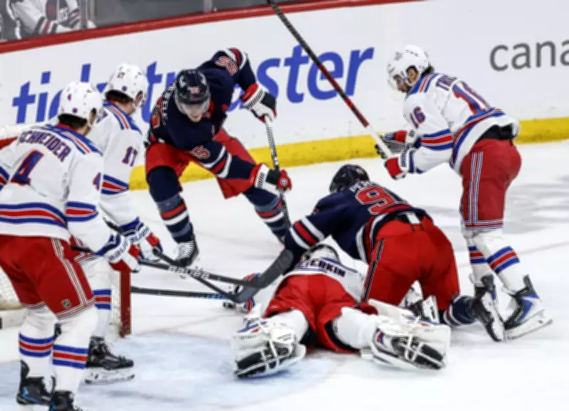 Lafreniere's Three-Point Night Powers Rangers to 6-3 Victory Over Jets