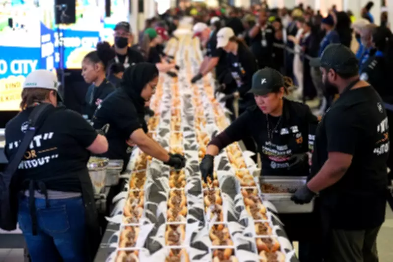Longest Line at Philly Airport? Cheesesteaks, Not Security, as Record Attempt Draws Crowds