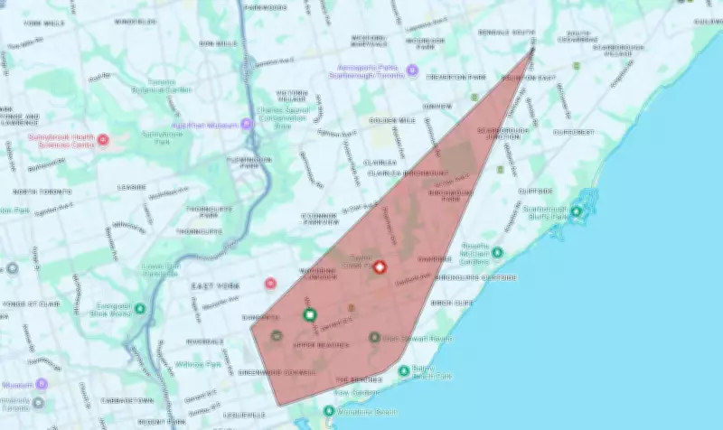Major Power Outage Strikes Toronto's East End, East York, and Southwest Scarborough