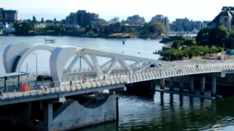 Man Jumps Off Johnson Street Bridge to Evade Arrest in Victoria, Police Report