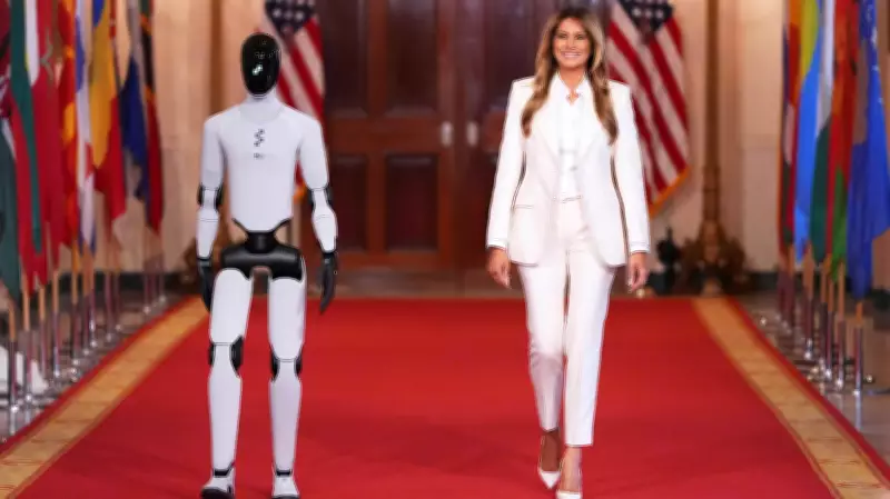 Melania Trump Hosts AI Summit, Envisions Robot Teachers Named Plato