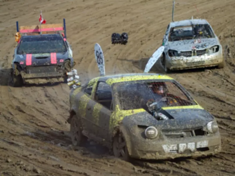 Muddy Mayhem at Buxton Speedway as Late-Winter Race Turns Slippery