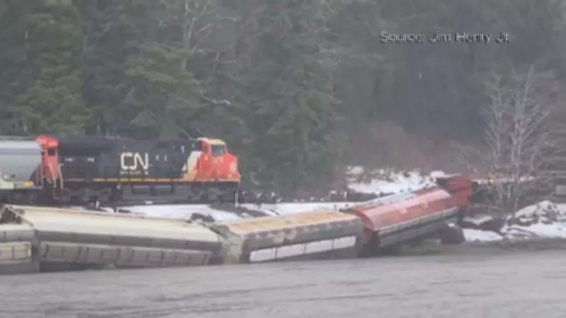 Mudslide Derailment Halts Critical Rail Service to Prince Rupert Port