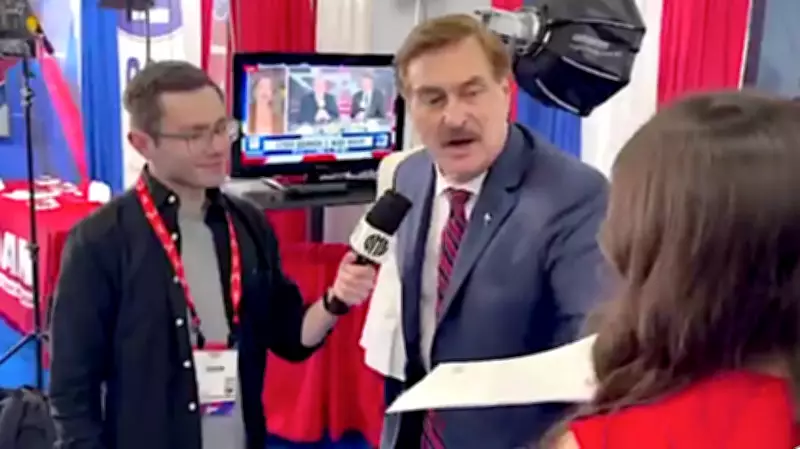 MyPillow CEO Mike Lindell Served Legal Papers During Live CPAC Interview