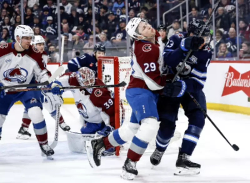 Nathan MacKinnon Nears 50-Goal Milestone in Avalanche's 3-2 Victory Over Jets