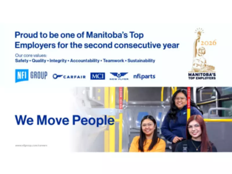 NFI Group Inc. Honored as a Top Manitoba Employer for Second Year Running