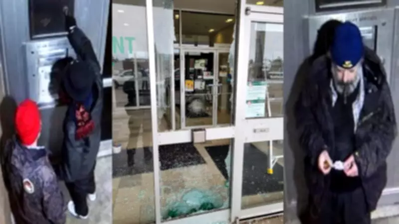 North Bay Police Hunt Suspects in Lakeshore Drive Bank Break-In Attempt