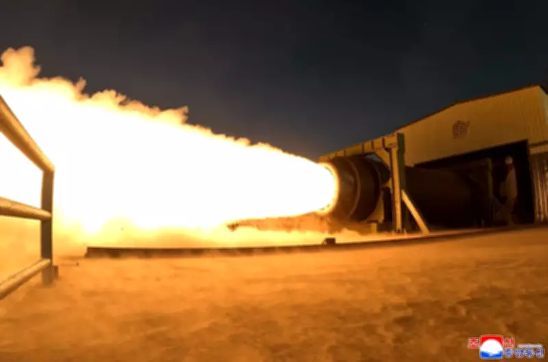 North Korea Tests Solid-Fuel Engine for Missile Targeting U.S. Mainland