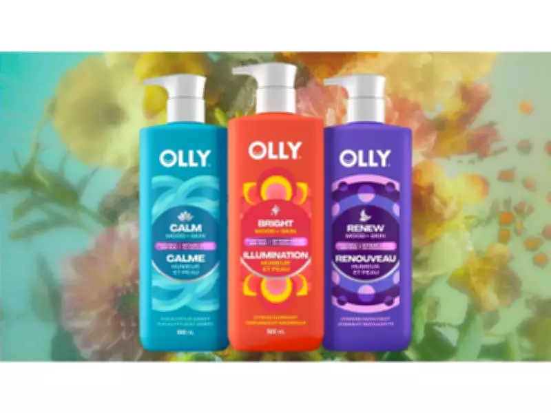 OLLY Wellness Brand Expands into Canada with Mood-Transforming Body Wash Line