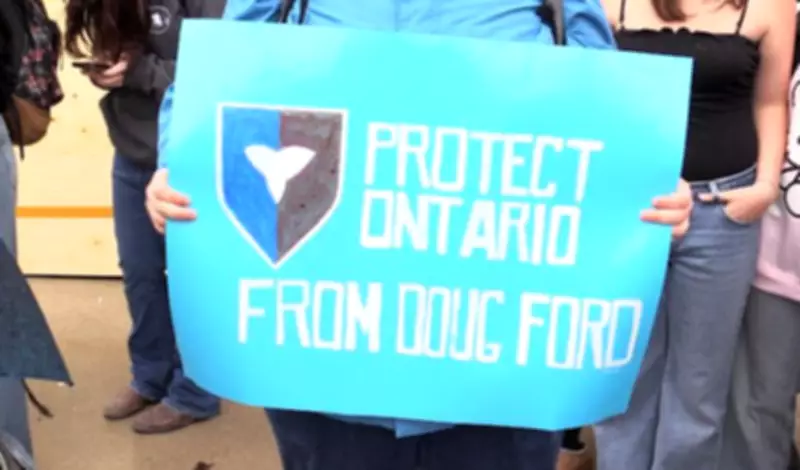 Ontario High School Students Protest OSAP Cuts in Walkouts Across Province