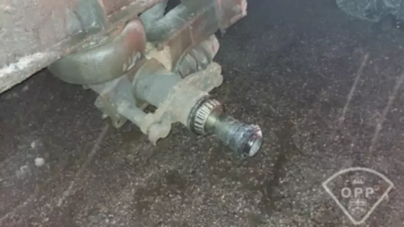 Ontario Truck Driver and Company Face Charges After Wheels Detach on Highway 11