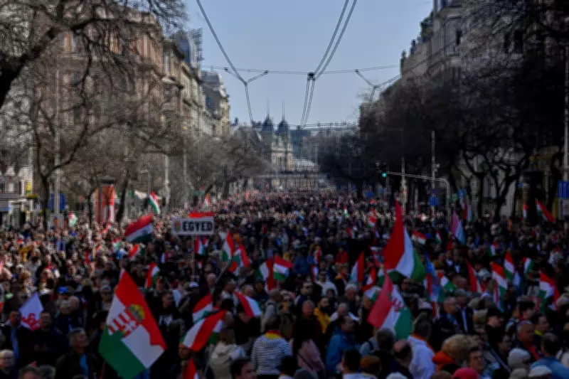 Orbán and Challenger Magyar Rally Supporters in Hungary Ahead of April Election