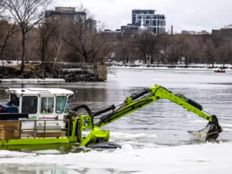 Ottawa's Spring Signal: Icebreaking Crews Protect Rideau River from Floods