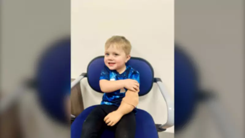 P.E.I. Toddler Masters New Prosthetic Arm Through War Amps Program