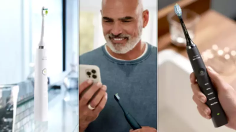 Philips Sonicare DiamondClean Electric Toothbrush Bundle: 50% Off on Amazon