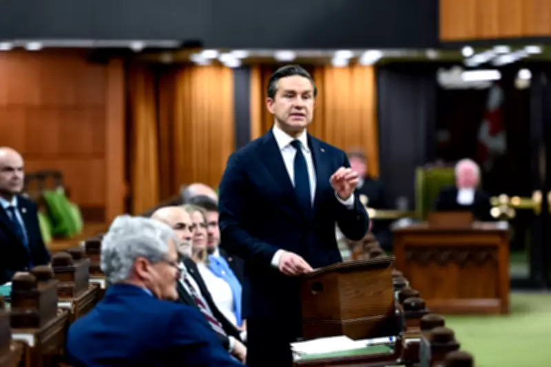 Poilievre Criticizes PM Carney's Absence in Iran War Debate in Parliament