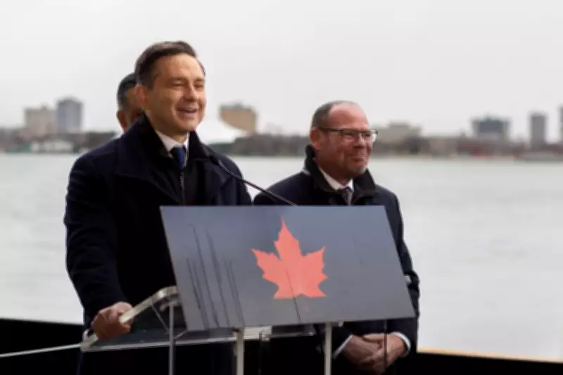 Poilievre Pushes for Tariff-Free Auto Sector in First U.S. Visit as Conservative Leader