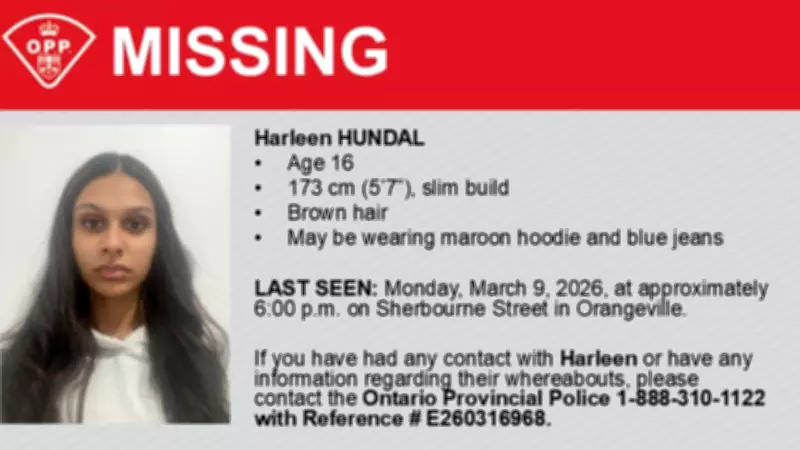 Police Seek Public Assistance in Locating Missing Orangeville Teenager
