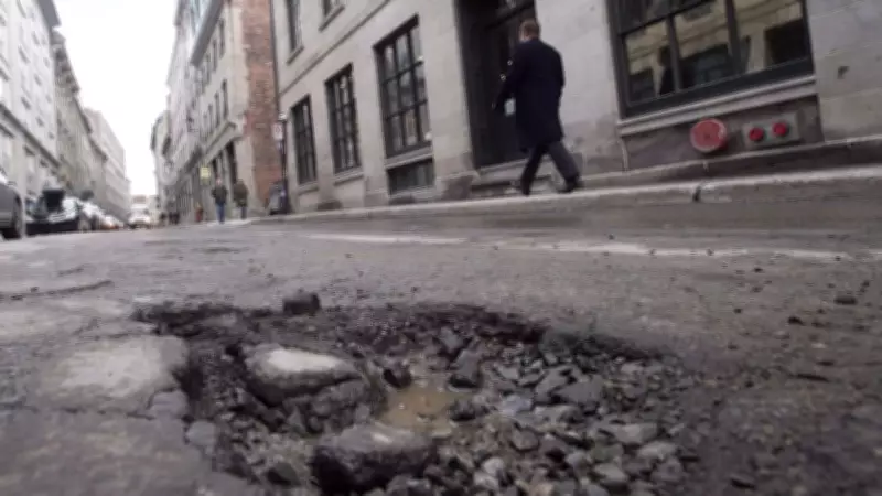 Pothole Damage Claims Surge by Nearly 50% in Montreal, Reports CAA