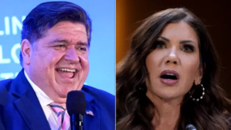Pritzker Mocks Ousted DHS Secretary Noem in Fiery Social Media Tirade