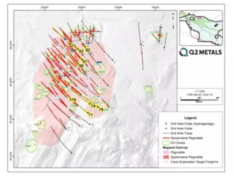 Q2 Metals Reports Major Lithium Discoveries at Cisco Project in Quebec