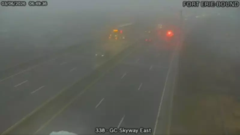 QEW Fort Erie Lanes Reopen After Morning Closure Due to Icy Conditions in St. Catharines