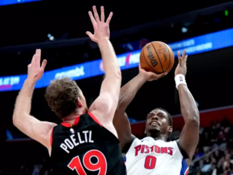 Raptors' Late Rally Falls Short in Detroit Despite Bench Spark