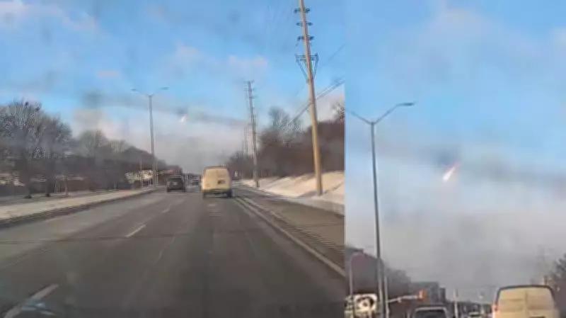 Rare Daytime Fireball Meteor Illuminates Mississauga Sky, Captured on Video
