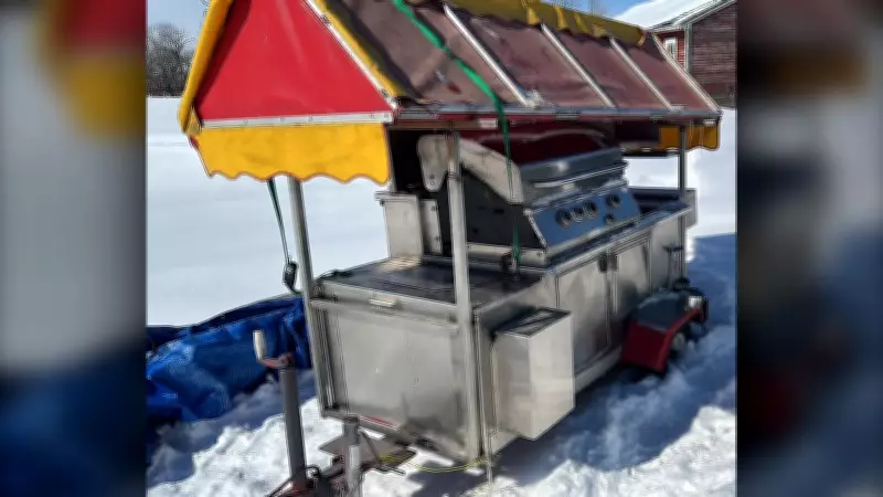 RCMP Seeks Owner of Abandoned Barbecue Trailer in Dauphin, Manitoba