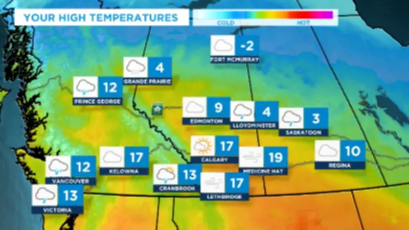 Record-Breaking Warmth Continues in Calgary with Highs Nearing 20°C