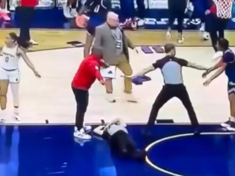 Referee Injured in Wild College Basketball Brawl During Sun Belt Tournament Game