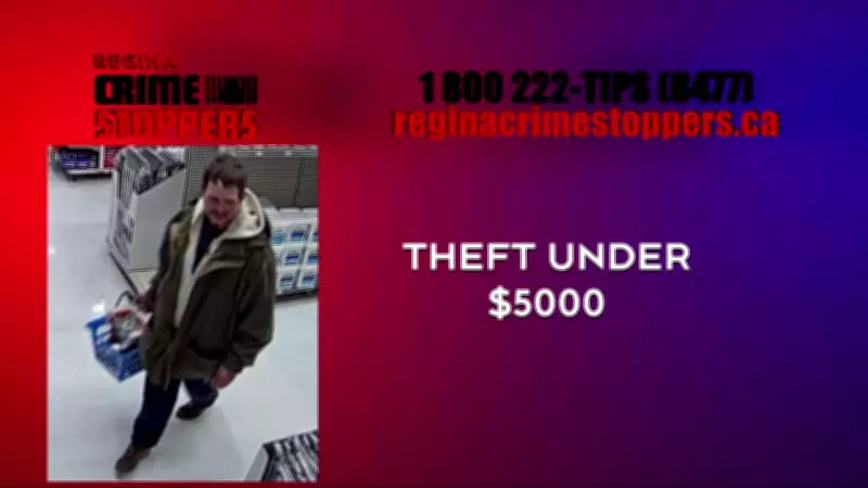 Regina Police Seek Suspect in Multiple Shoplifting Incidents, Crime Stoppers Issues Alert