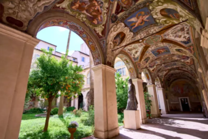 Rome's Hidden Cloister: A Turbulent Past Etched in Frescoes