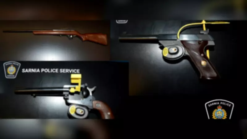 Sarnia Police Seize Firearms, Lay Charges After Domestic Violence Call