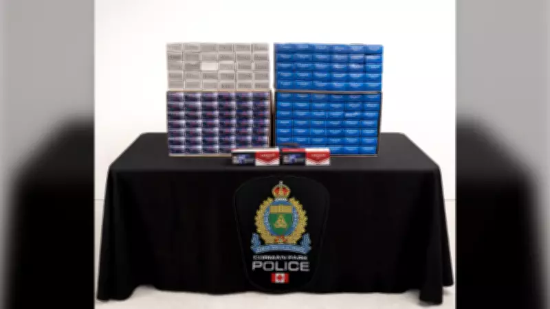 Saskatchewan Police Seize Over 100,000 Illicit Cigarettes in Major Bust