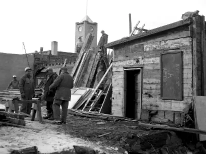 Saskatoon Fire Department's 1963 Demolition Campaign Cleared Downtown Fire Hazards