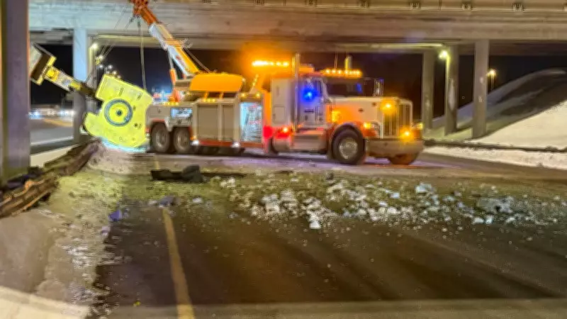 Saskatoon Official Frustrated After Semi Truck Strikes Overpass, Calls for Caution